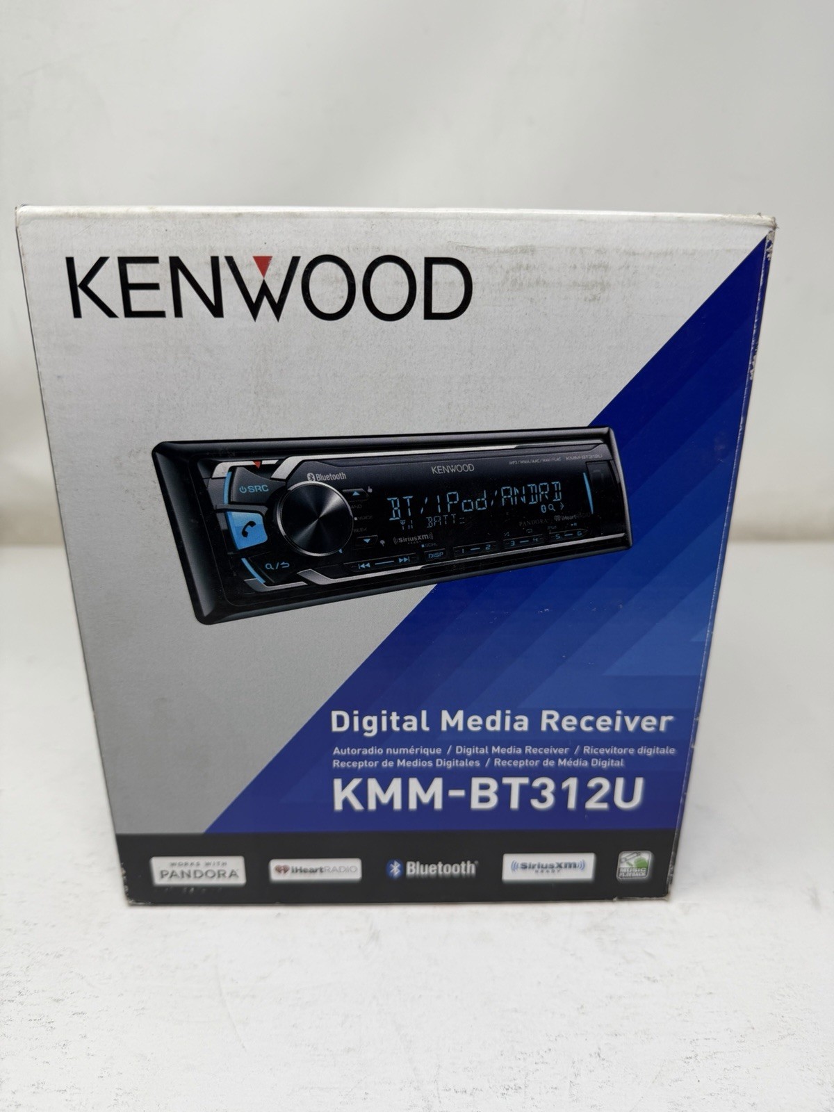 Kenwood KMM-BT312U AM FM Radio Receiver MP3 Player bluetooth