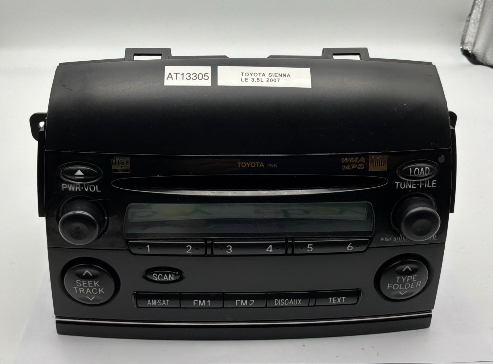 OEM 04-10 Toyota Sienna LE AM FM Radio Receiver CD WMA MP3 Single Disc Player