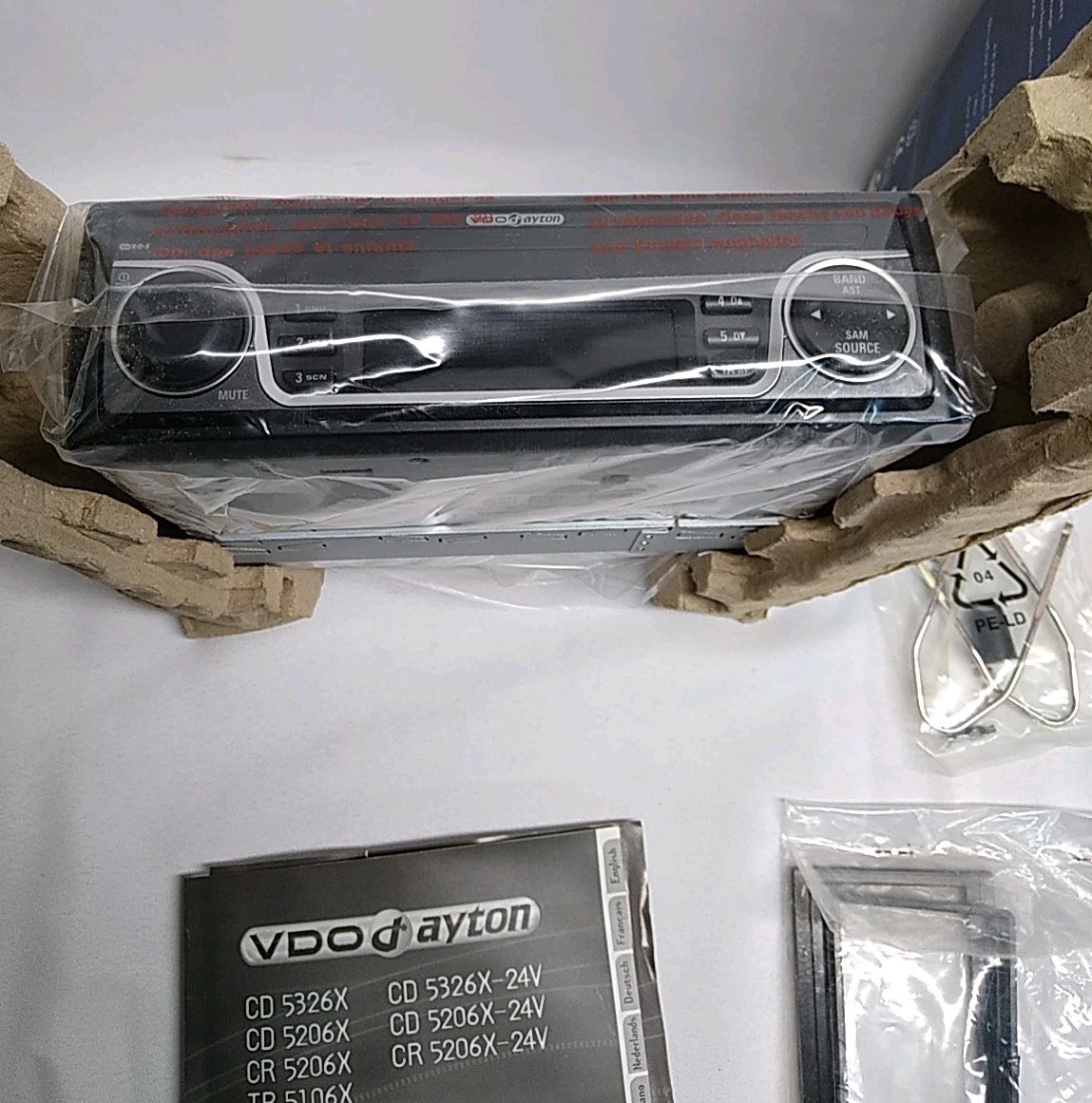 VDOdayton TR5106x radio stereo RDS Tuner DVD MP3 CD Programmable Car Truck NEW