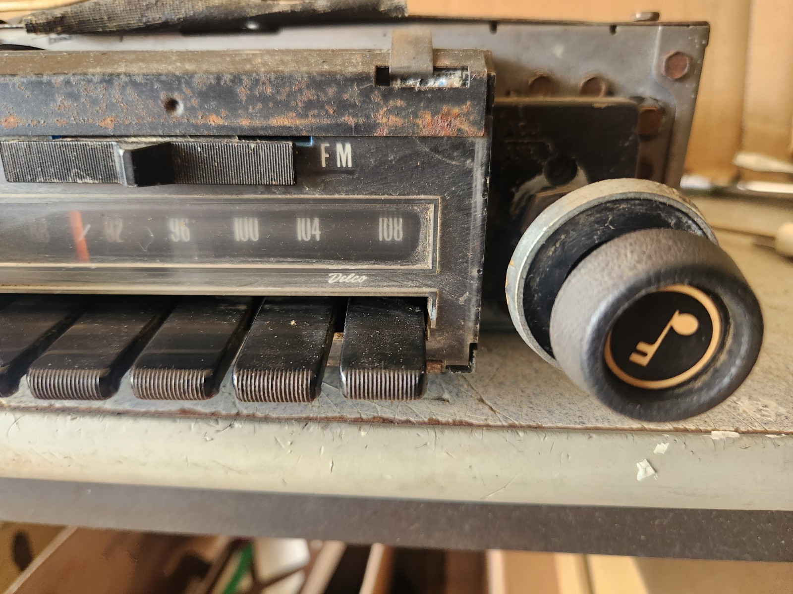 OEM DELCO 7933251 ? AM/FM RADIO 1971 1972 CHEVELLE SS CAMARO Z28 NOVA (WORKING)