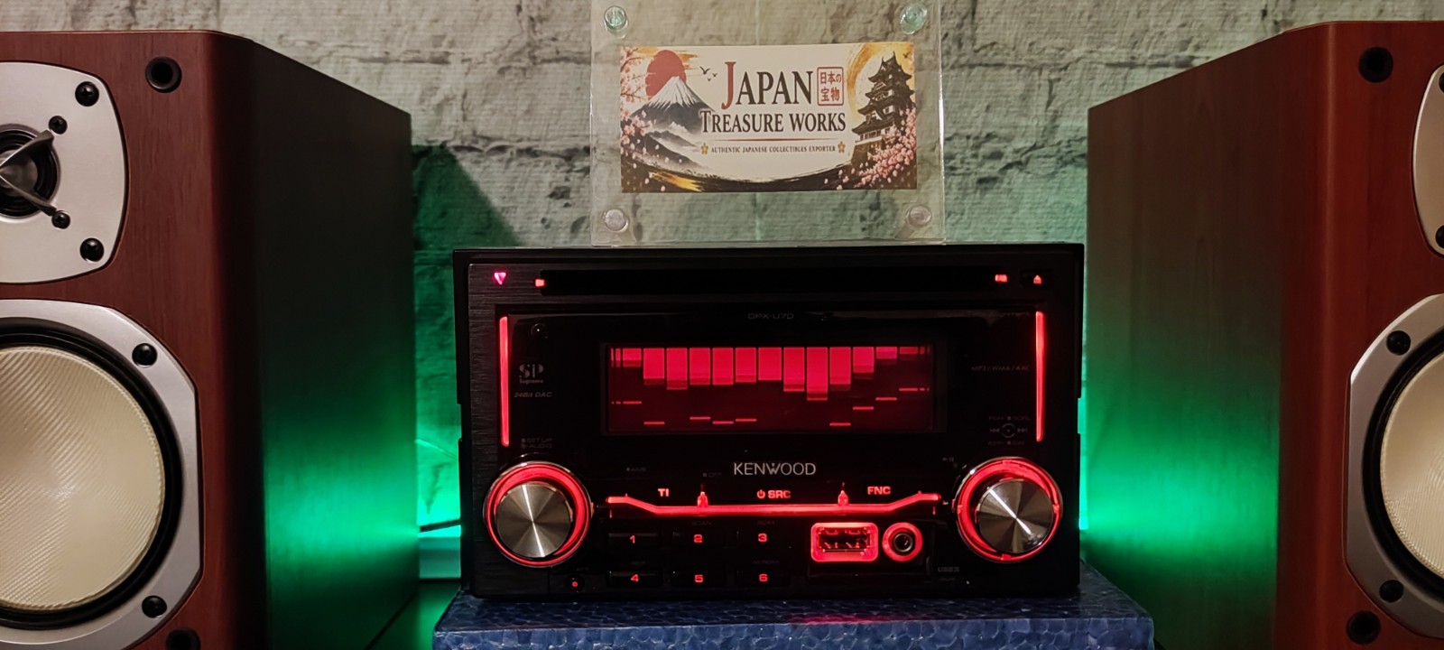 Kenwood DPX-U70 2DIN CD USB AUX MP3 AAC WMA JDM Car Stereo Tested