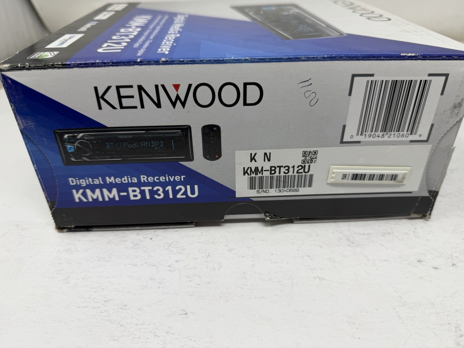 Kenwood KMM-BT312U AM FM Radio Receiver MP3 Player bluetooth