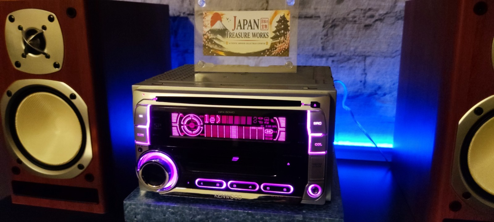 Kenwood DPX-50MD 2DIN CD MD AUX MP3 WMA AAC JDM Car Stereo Tested
