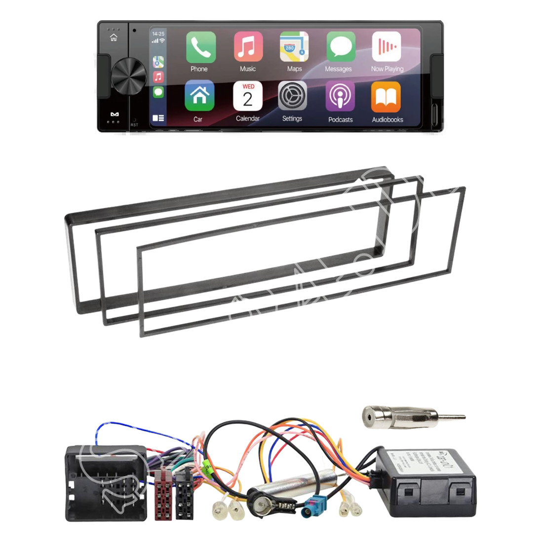 Ampire CPR60 Radio DAB with installation kit for Citroen C3 (F) 05/2002 – 10/2009
