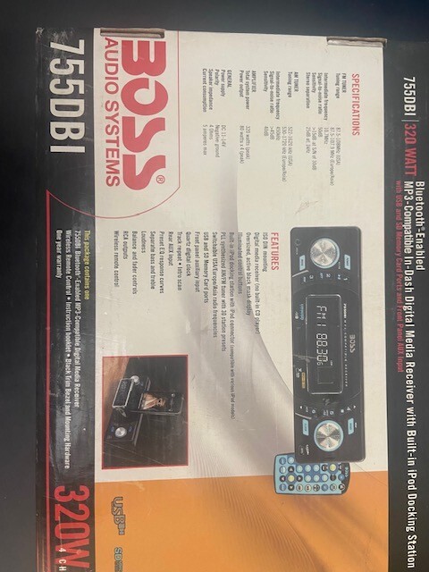 Boss audio am fm bluetooth mp3 car stereo