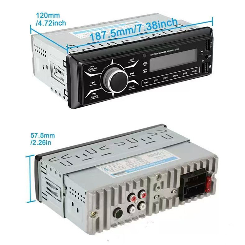 24V Car Truck Bus Radio Bluetooth USB Charger MP3 Player Handsfree Audio Stereo