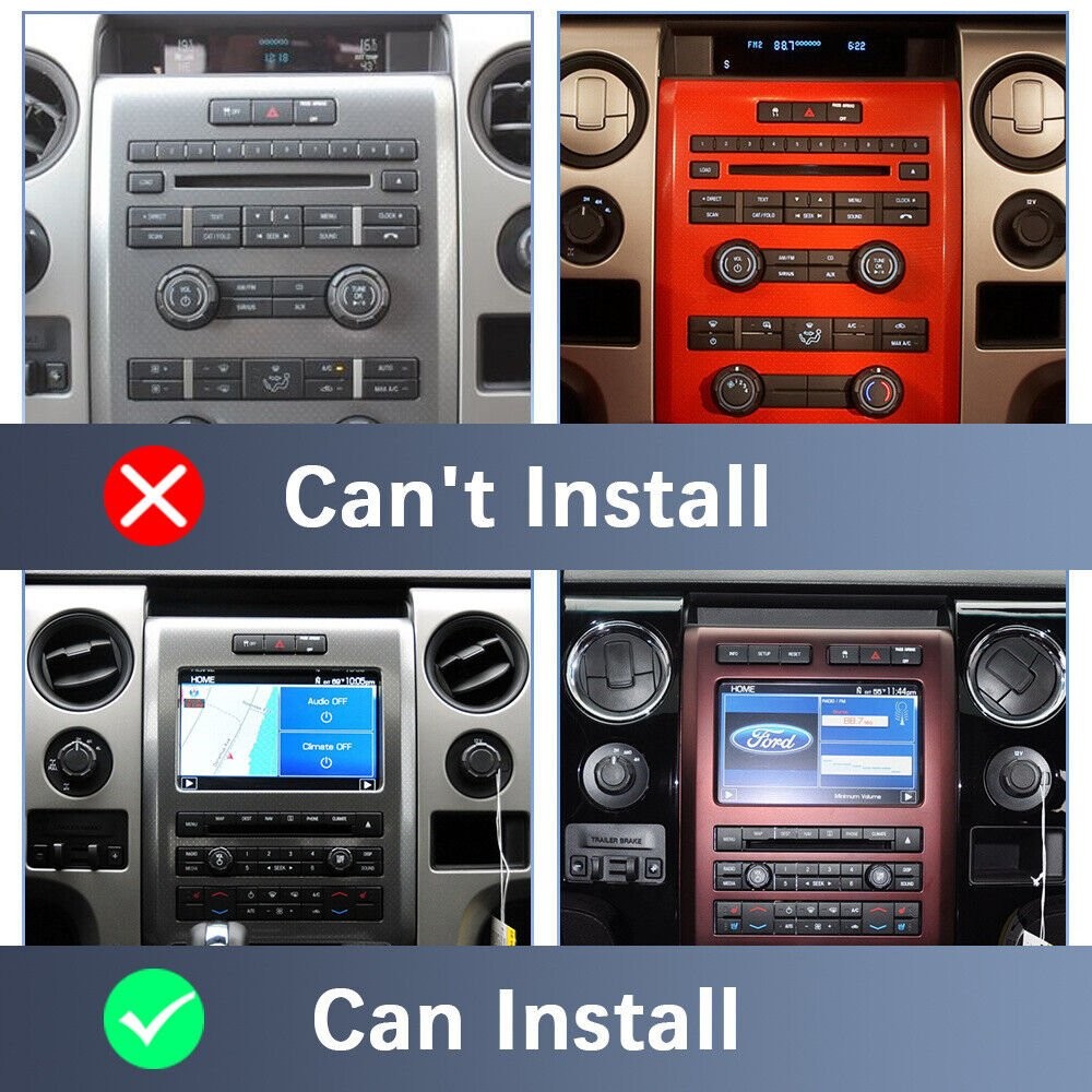 For Ford F150 F-150 2009-2012 Android 13 Carplay Car Stereo Radio Wifi GPS Navi