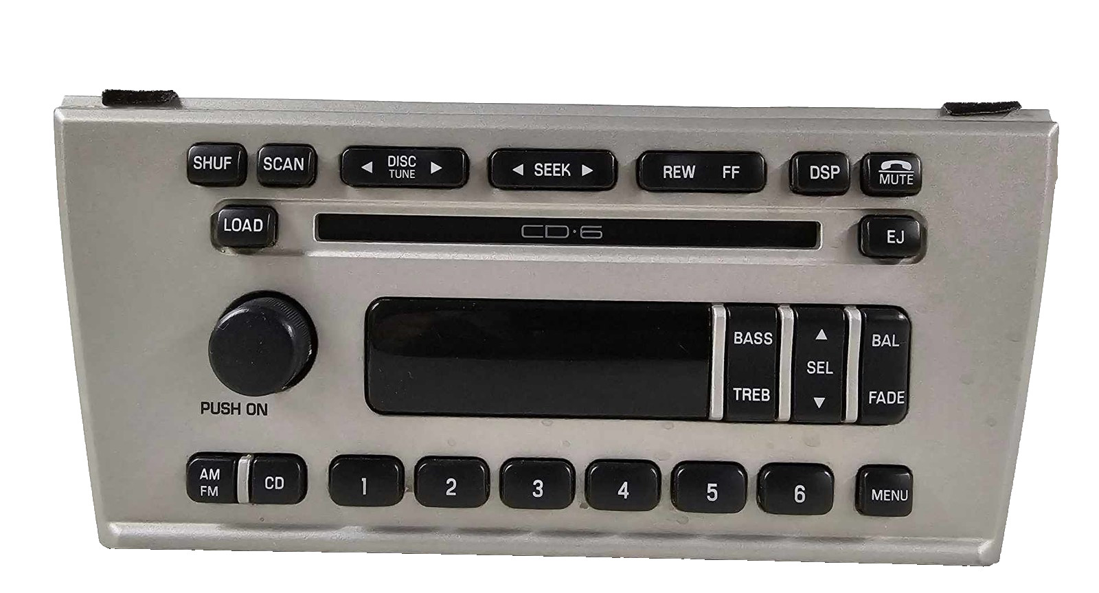 03 04 05 LINCOLN LS Radio CD Changer 3W4T-18C815-AD Silver/Black Untested