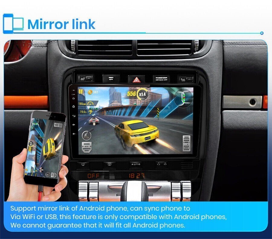 For Porsche Porsche Cayenne CarPlay Android 13 Car Radio Stereo FM RDS