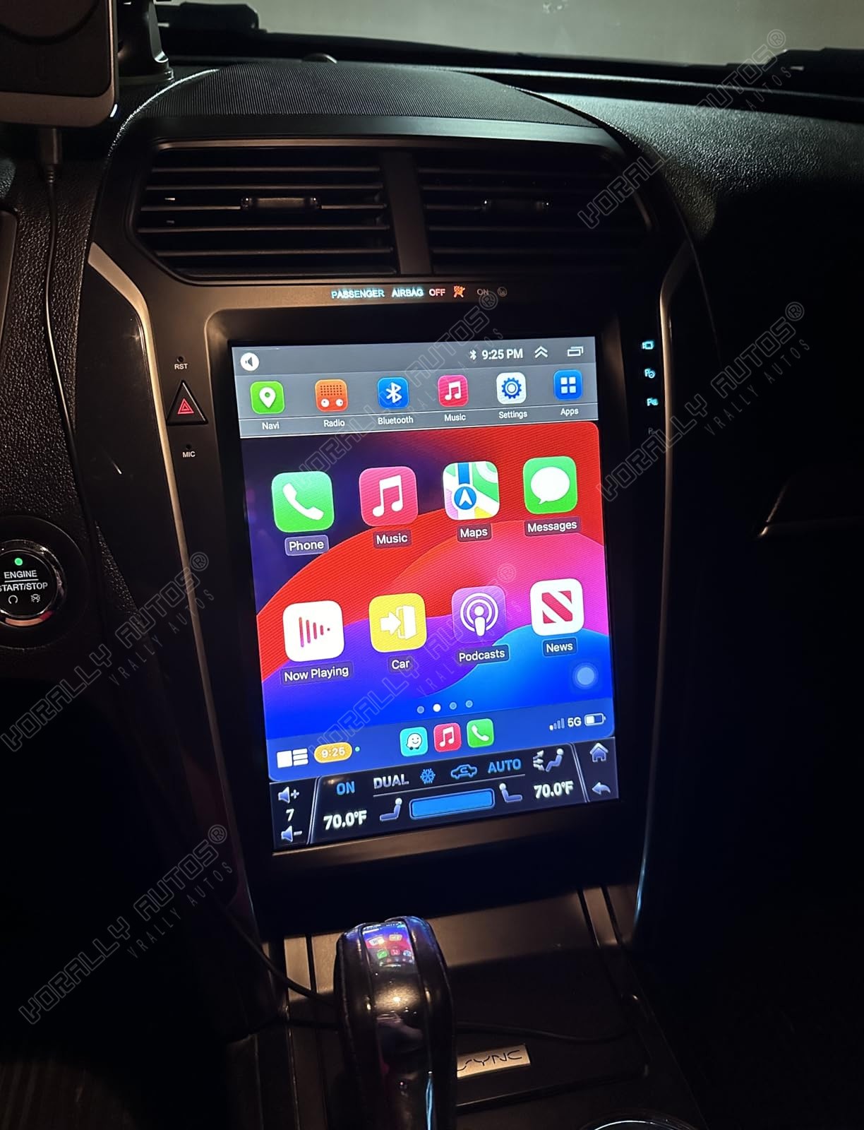 4+64G For 2011-2019 Ford Explorer Android 15 Carplay 8 Core Car Stereo Radio GPS