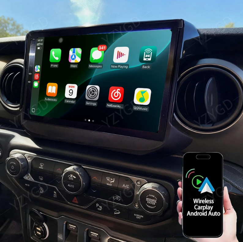 9INCH Car Radio for Jeep Wrangler JL Gladiator JT 2018-2023 Stereo GPS Navi