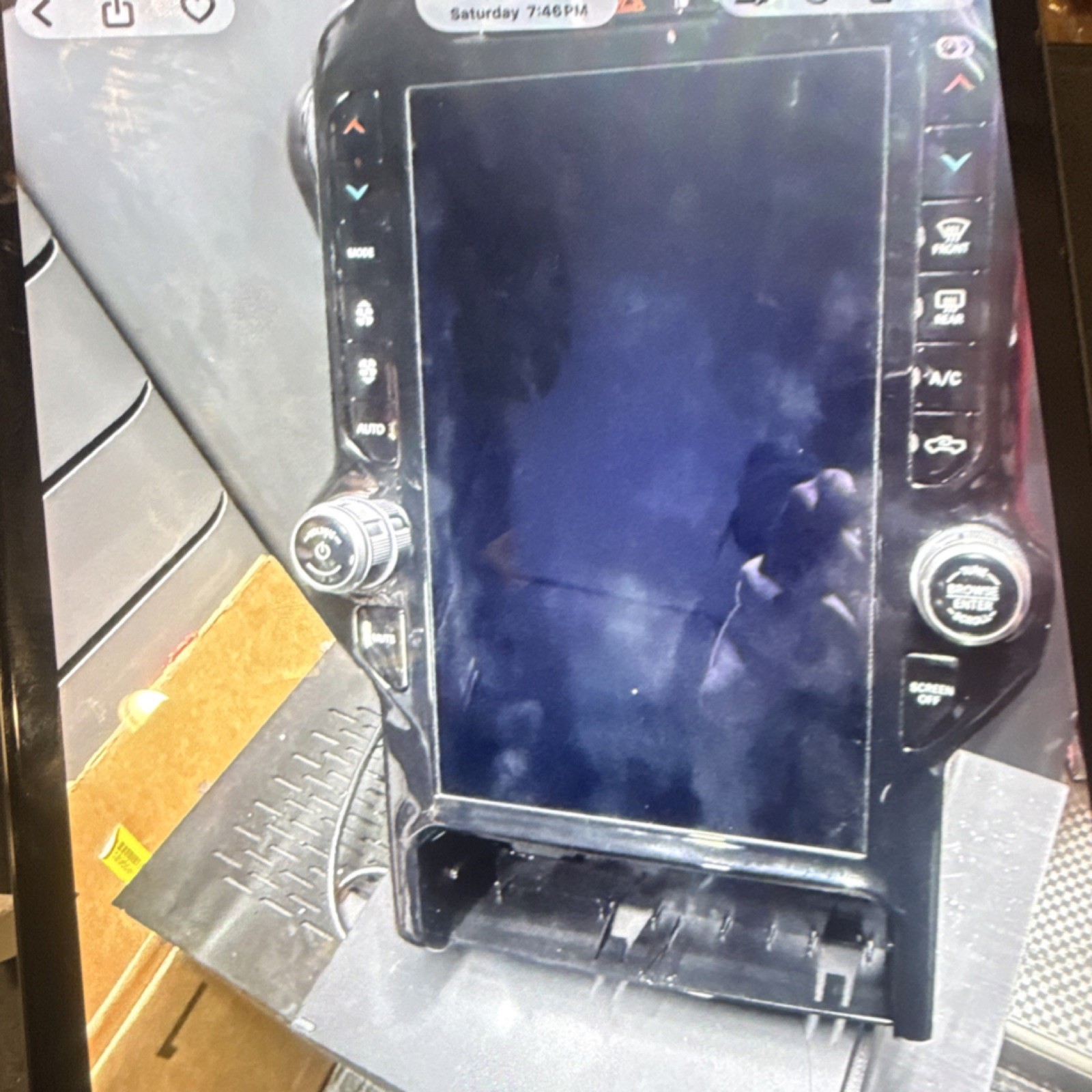 2019 RAM 1500 12.0UCONNECT 4 OEM RADO dispel temperature contrW/ CONTROL PANEL