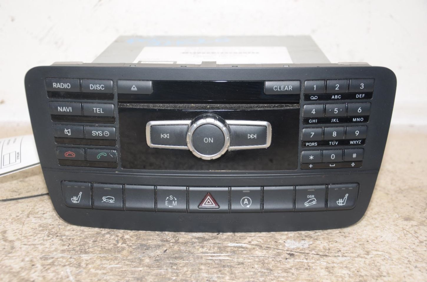 2015 MERCEDES BENZ GLA250 Radio Receiver AM FM Stereo CD Player Heated Seat 5301
