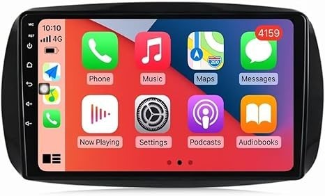 For Benz Smart Forfour Fortwo 453 4+64GB Carplay Car Radio Android 15 WIFI CAM