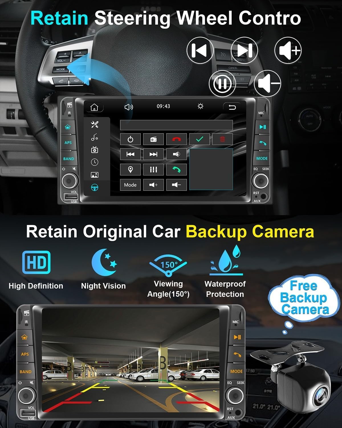 Plug & Play Car Radio Stereo for Nissan Rogue Selet 2014-2015/Sentra xx186