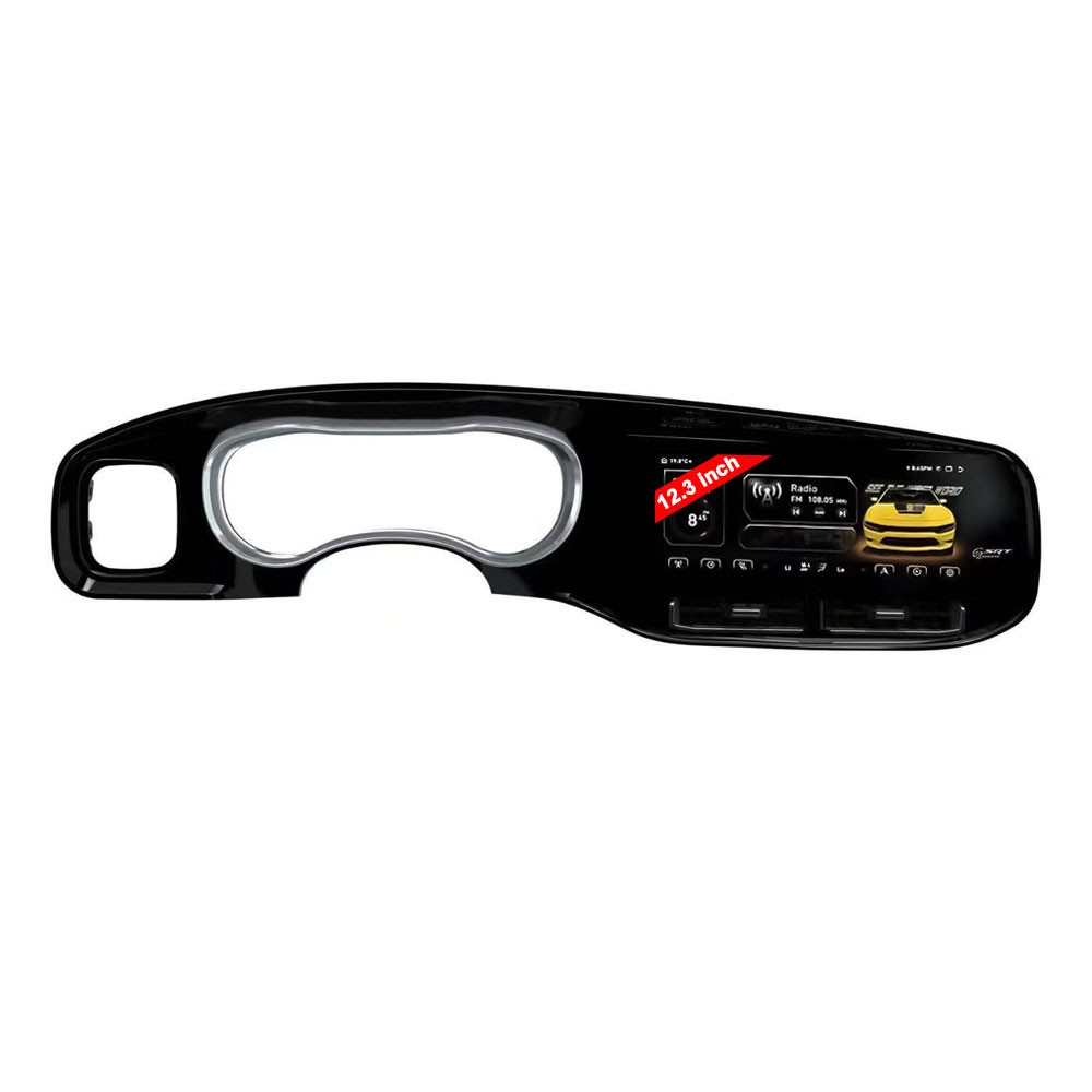 Car Radio for Dodge Challenger Charger SRT Hellcat 2010-2023 GPS Stereo 12.3″