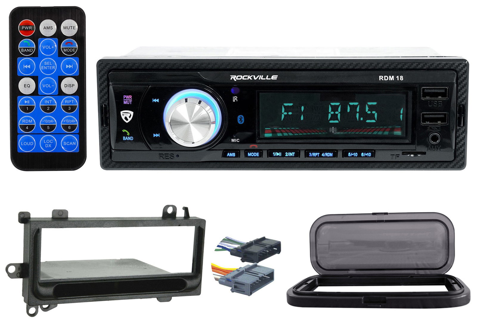 Digital Media Receiver w/Bluetooth MP3 USB/SD+Guard For 97-02 JEEP WRANGLER TJ