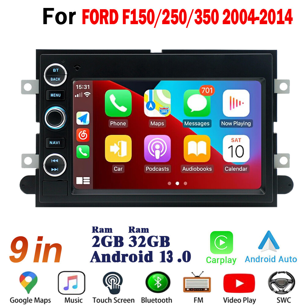 For F-250 F-350 Super Duty 2006-2014 Android 13 Carplay Stereo Radio 7″ GPS Navi
