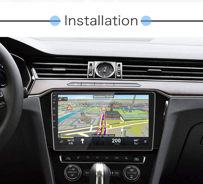 10.1″ Double 2 Din Car Radio Android 13 GPS WIFI BT Carplay Touch Screen Stereo