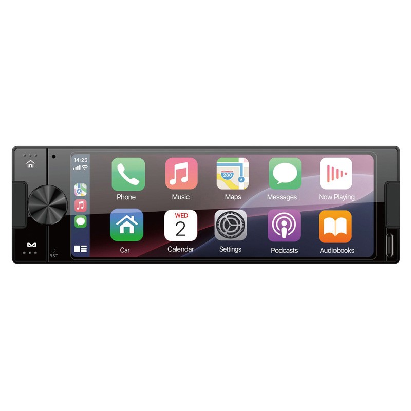 AMPIRE CPR60 Smartphone 1-DIN Car Stereo Touch Display DAB+ AHD Camera Inputs