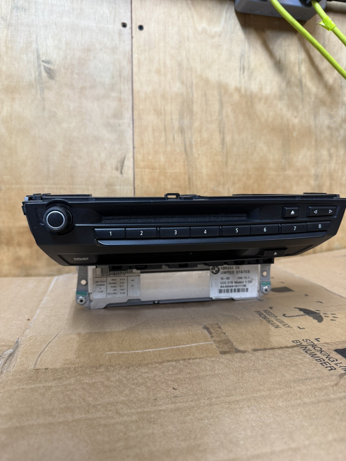 BMW E70 X5 E71 X6 CCC Professional Navigation DVD Radio Head Unit 9191568