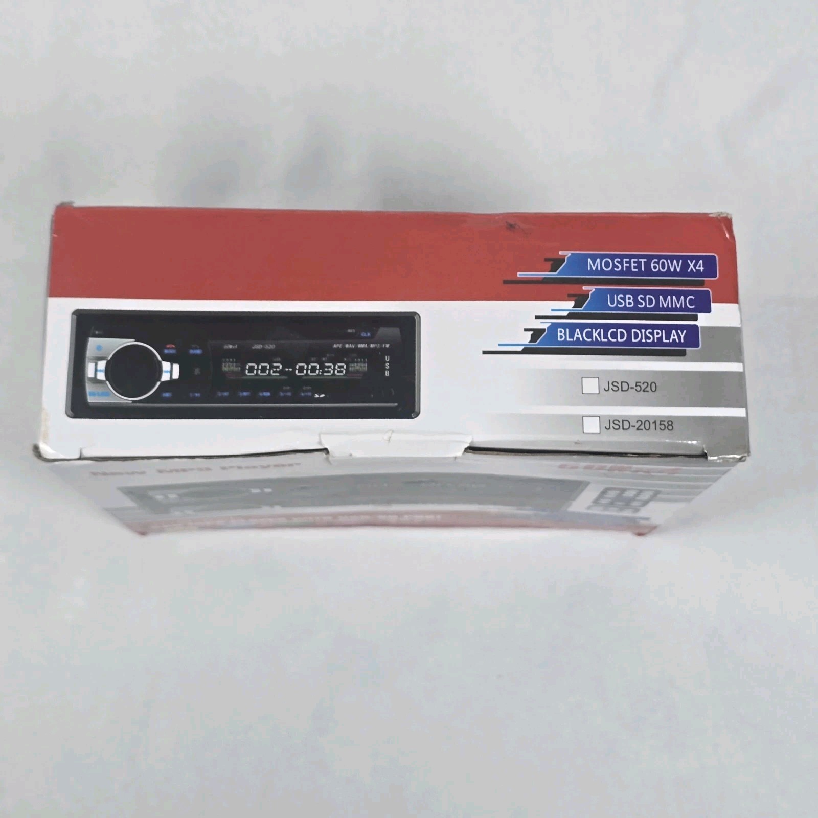 Car MP3 PLAYER USB SD Port FM Radio 60 Watts X 4 JDS-520 w/ Remote Open Box