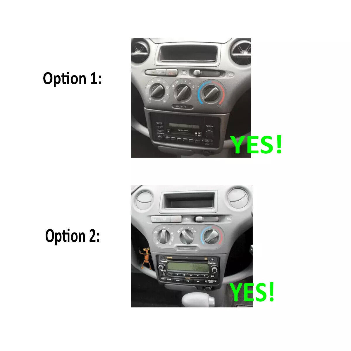 4+64GB Android 13 For 2000-2005 Toyota Echo Car Stereo Radio Carplay WIFI GPS