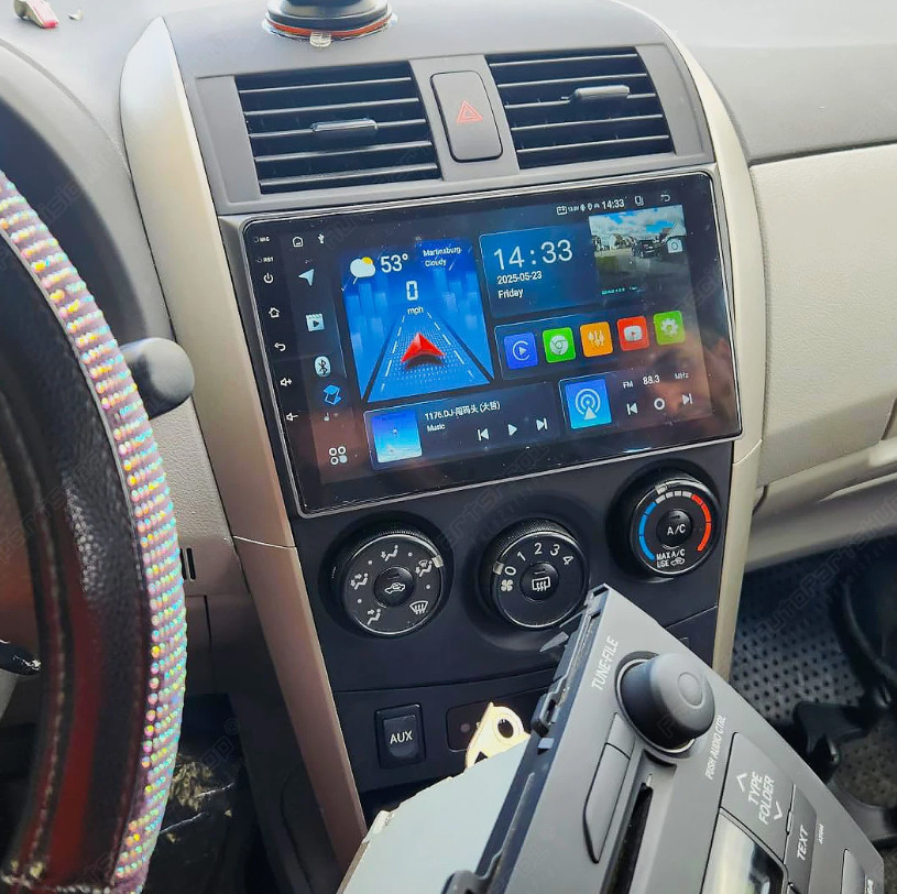 Car Radio Stereo Carplay For 2009-2013 Toyota Corolla GPS Android Auto