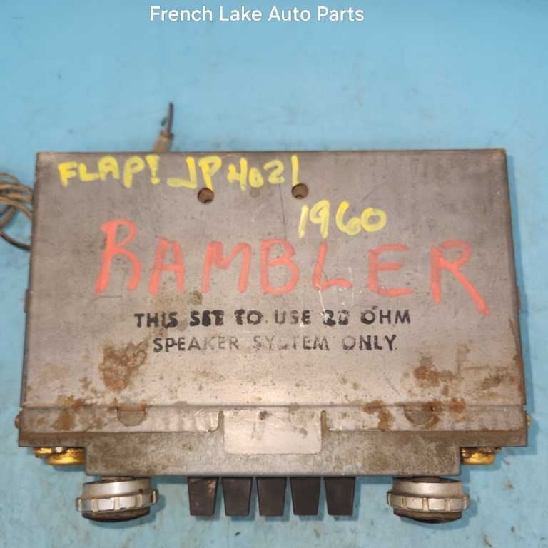 UNTESTED AM Radio “8990706 04MA” Fits 1960 RAMBLER 1239080