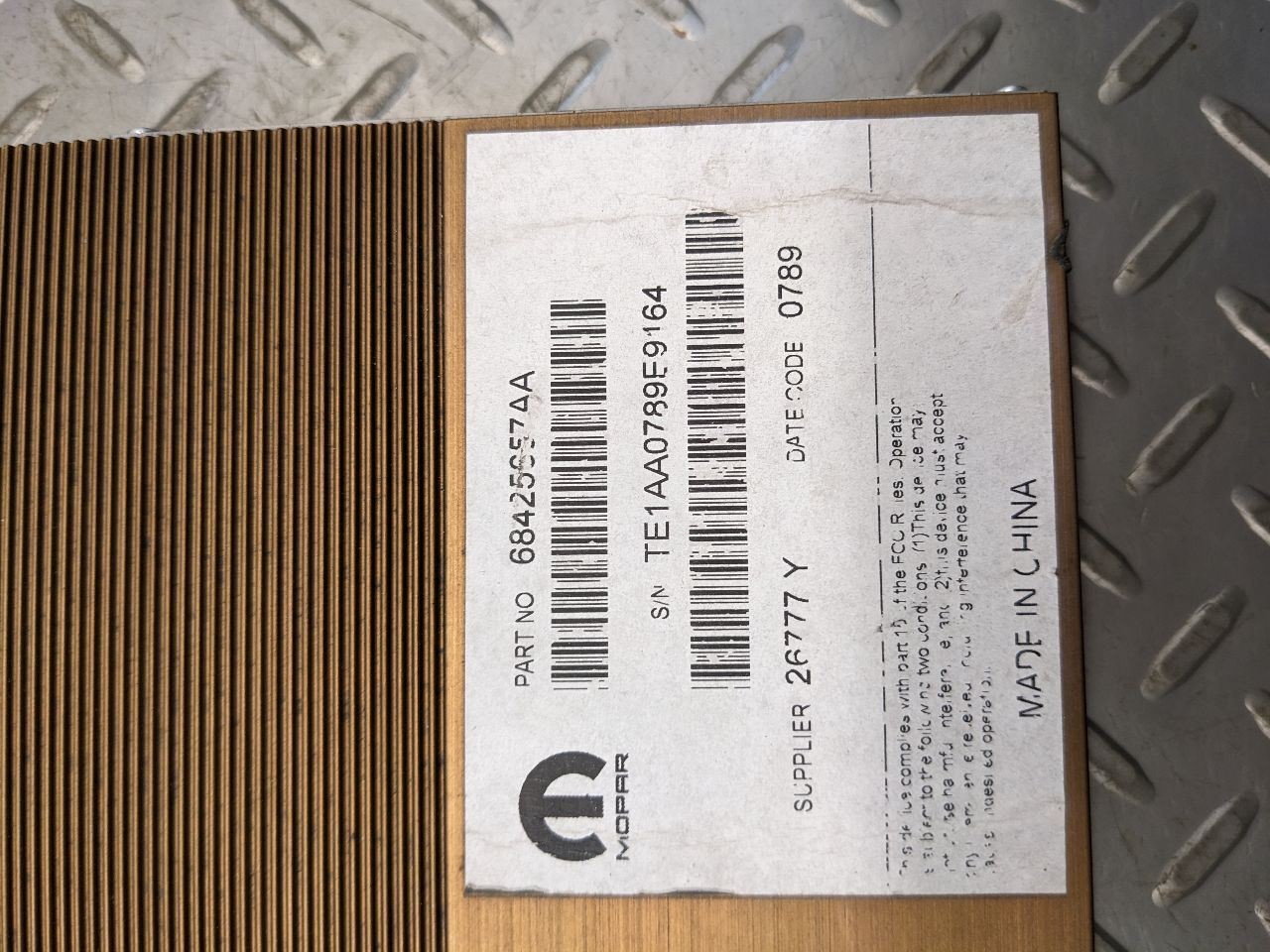 Audio Equipment Radio Amplifier 276 Watt Opt RD7 Fits 17-23 CHALLENGER 1165856