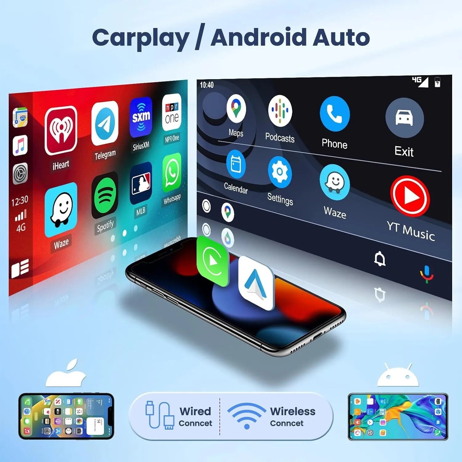 Double Din Car Stereo For Ford F150 2009-2014 F-150 Carplay Android 13 GPS Navi