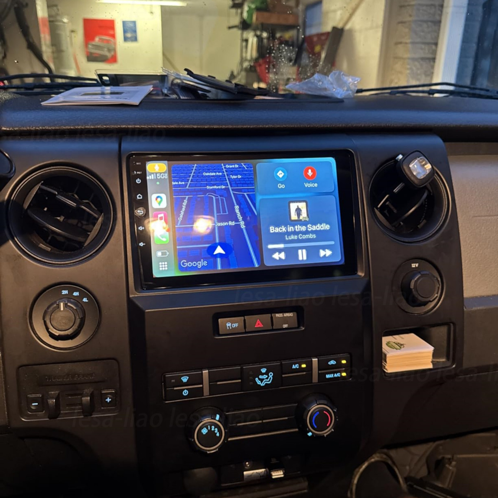 Android 15 For Ford F150 2009-2014 Carplay 9” Car Stereo Radio Navi GPS WIFI BT