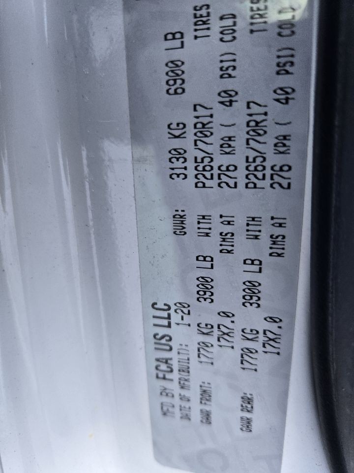 2018-2020 Dodge RAM 1500 Radio 5.0′ Display and Receiver w/Uconnect w/Sirius