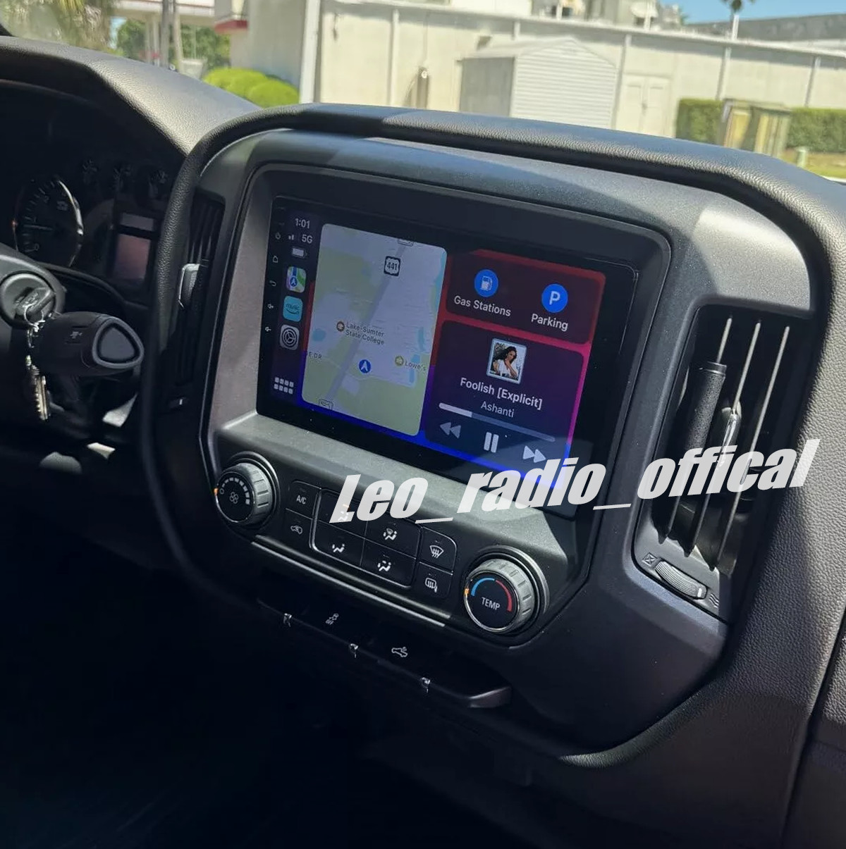 Carplay For 14-18 Chevrolet Silverado GMC Sierra Car Stereo Radio GPS NAVI CAM