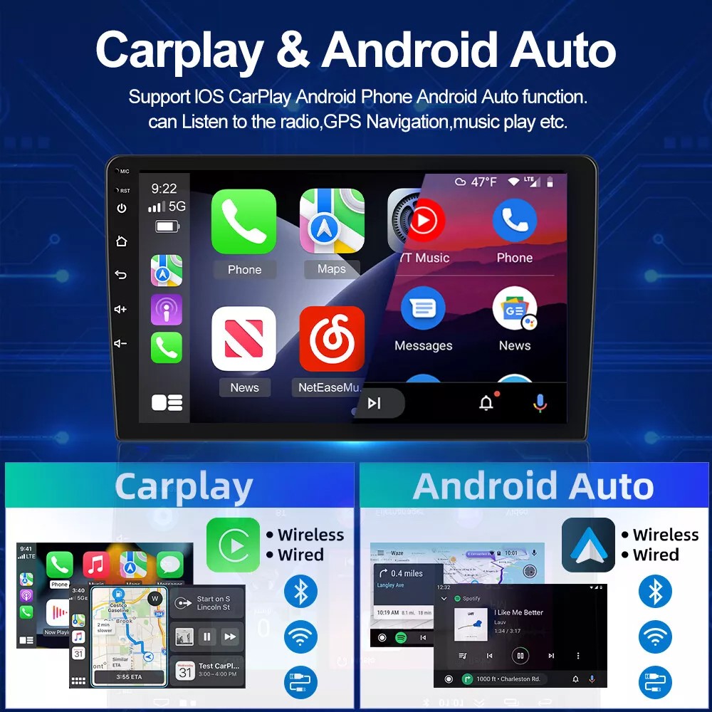 For 2007-2013 Acura MDX Apple Carplay Android 14 Car Stereo Radio GPS Navi 4+64G