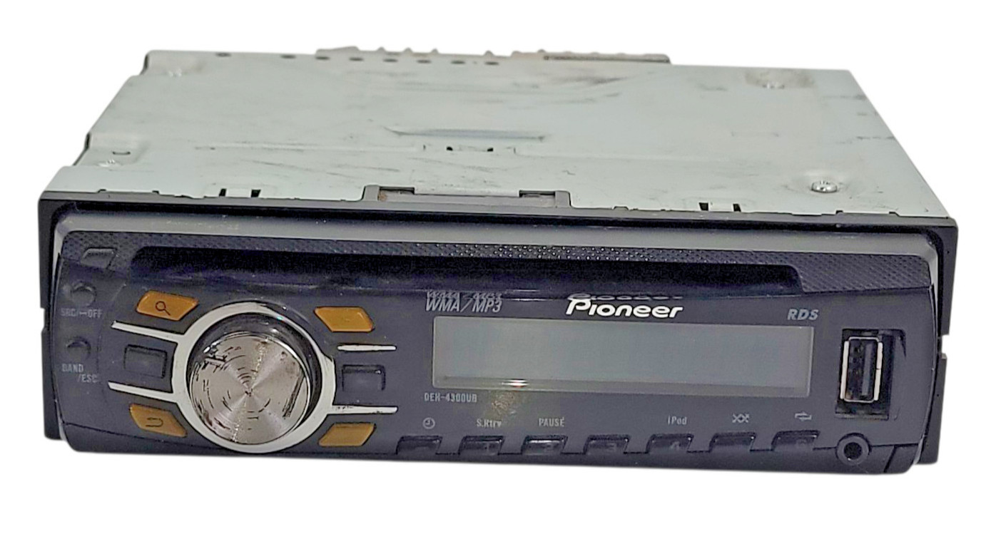 Pioneer DEH-4300UB Car Stereo CD Player USB AUX MP3 – UNTESTED / MISSING PLUG