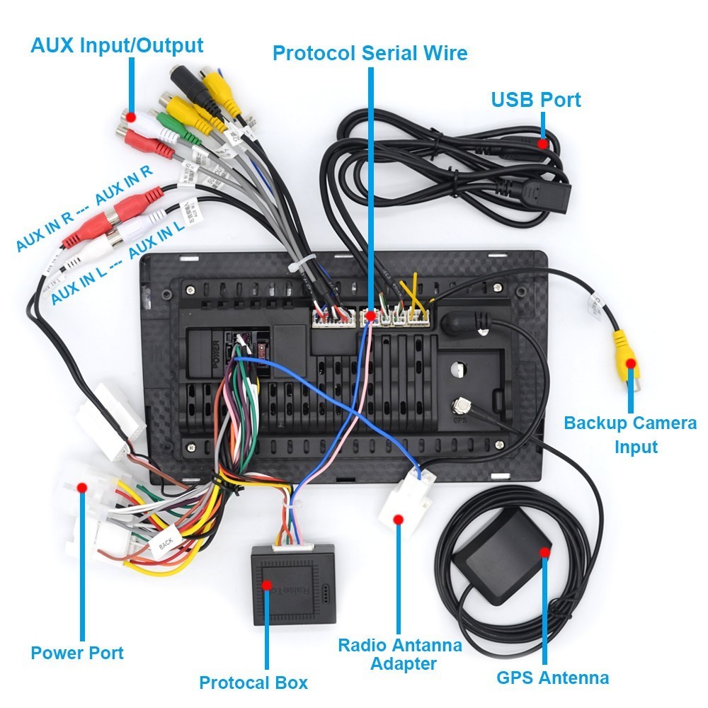 For Toyota RAV4 2006-2012 7″ Android 15 Apple Carplay Car Stereo Radio GPS W/JBL