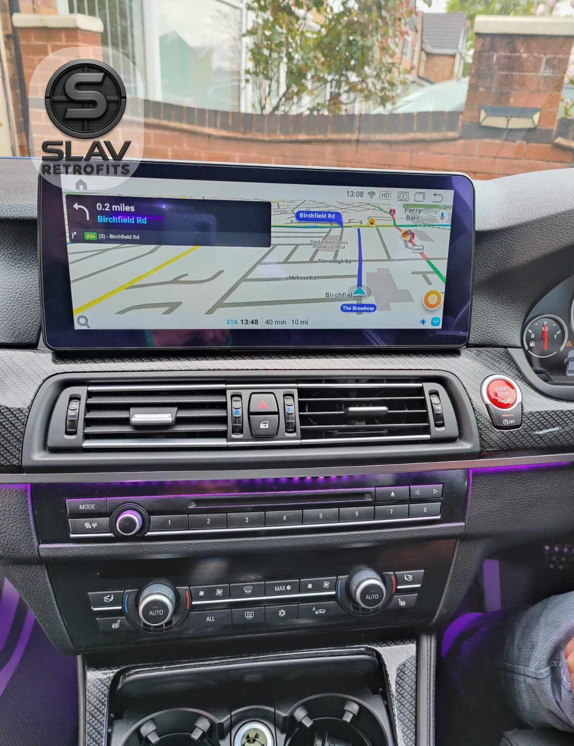 12.3″ Android Apple CarPlay Screen 8 Core 6+64GB BMW 5 series F10 F11 Display