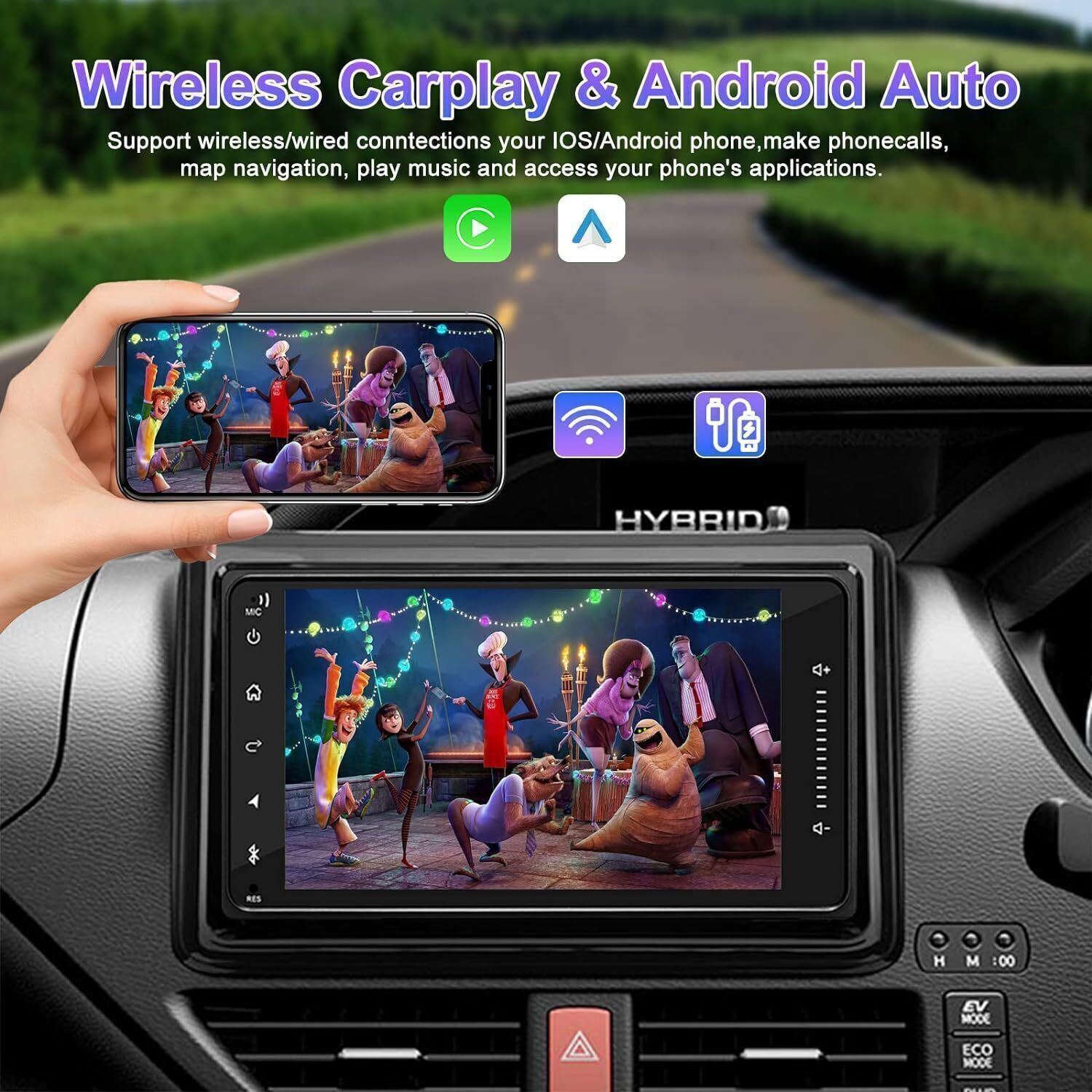 For 2003-2008 Pontiac Vibe Car Radio Navi GPS BT 2+32G Apple Carplay Android 13