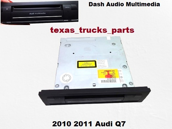 4L0035664BX 10 11 Audi Q7 Front Dash Audio Multimedia Receiver Control Unit OEM