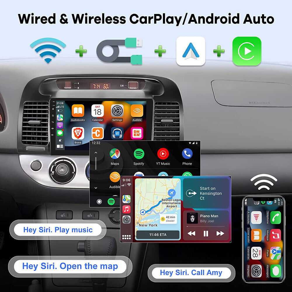 CarPlay For Toyota Camry 2000 2001 2002 2003 2004-2006 Radio GPS Stereo Android