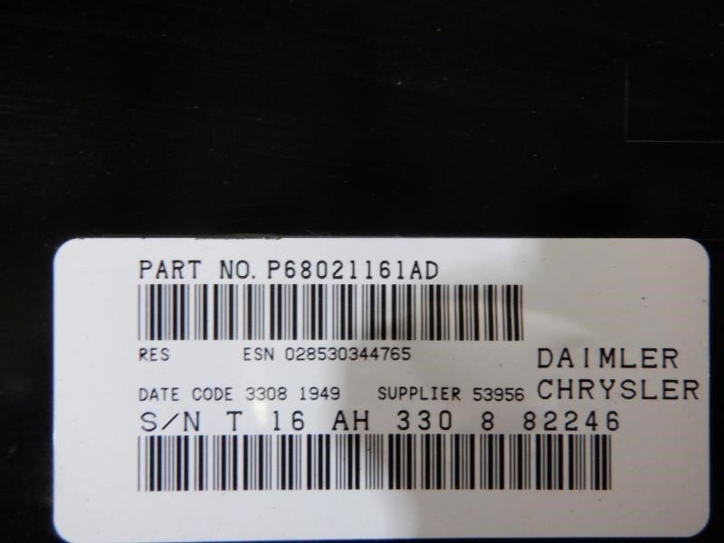 Audio Equipment Radio Display And Receiver Radio ID RES Fits 08-10 300 408509