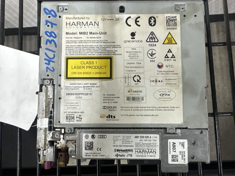 Audio Equipment Radio Receiver Fits 17-20 AUDI Q7 443901