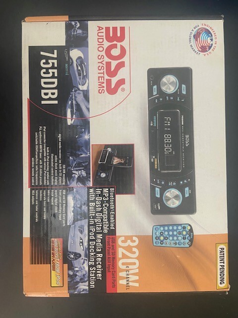 Boss audio am fm bluetooth mp3 car stereo