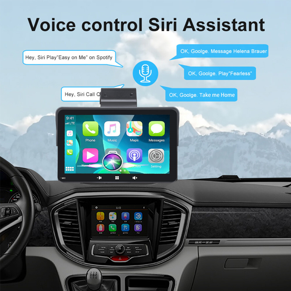 Radio Bluetooth Car Stereo Touch Screen For Apple Carplay DVR MP5 Player FM USB
