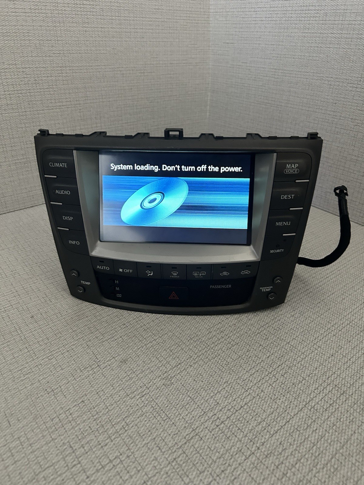86111-53050 NAVI RADIO GPS STEREO UNIT SCREEN LEXUS IS250 IS350 2006-2009 OEM