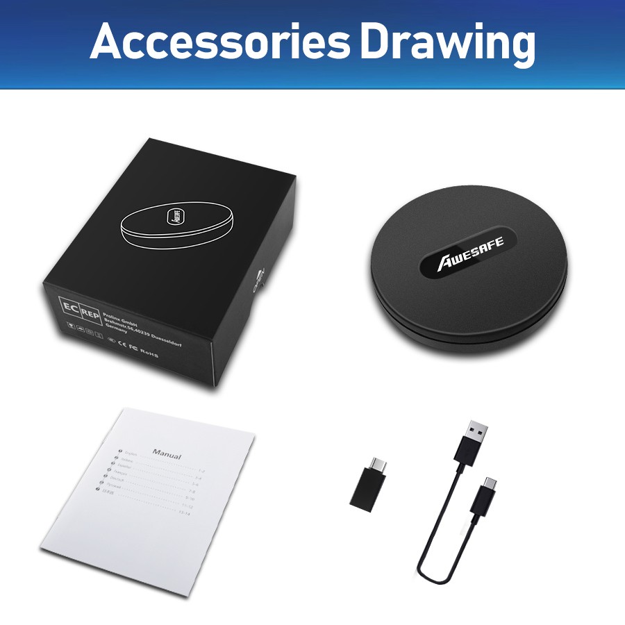 For iPhone iOS Car Cavigation PlayerOpen Wire to Wireless CarPlay Adapter Dongle