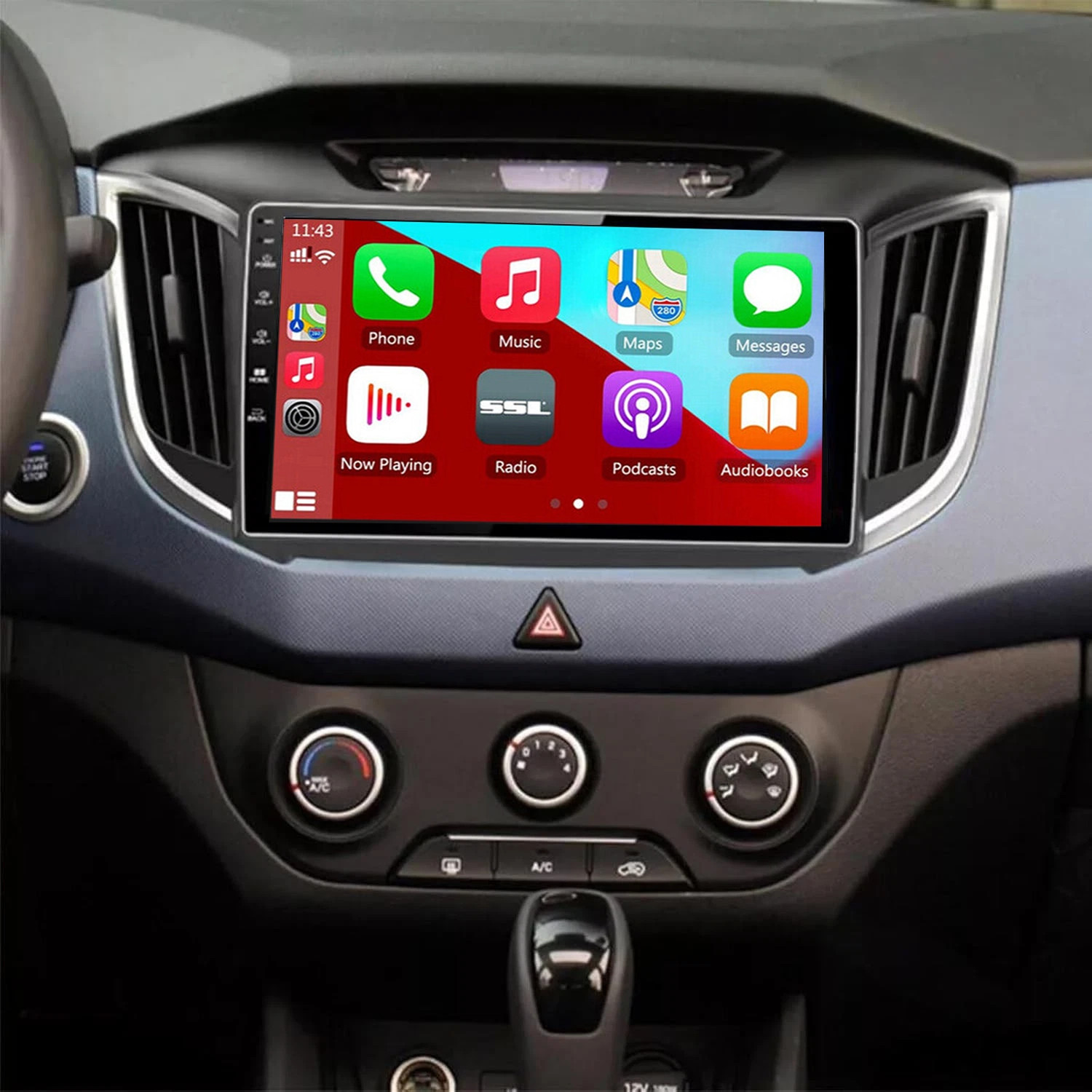 10.1″ Android 15 Carplay Car Stereo Radio GPS For 2015-2019 Hyundai Creta ix25