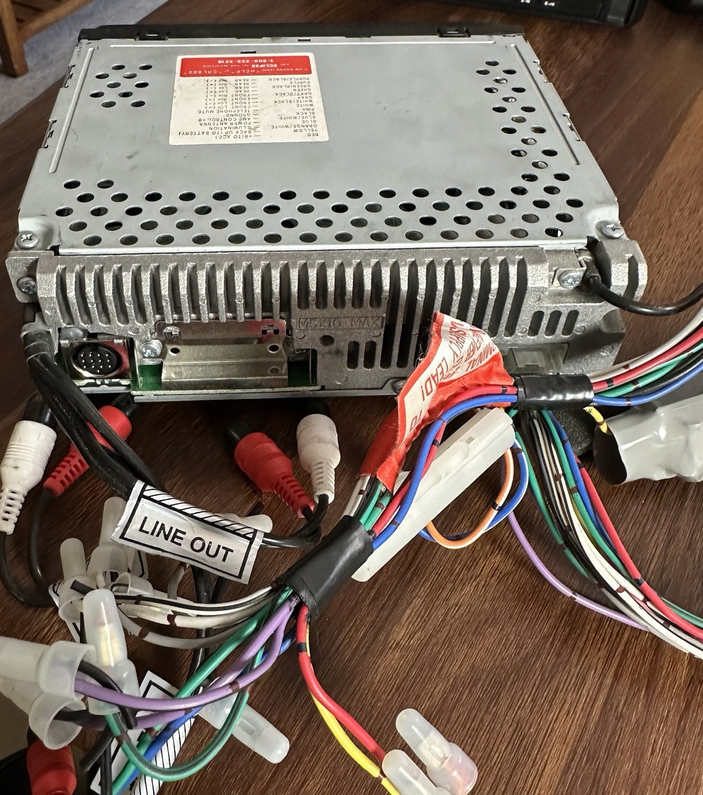 Eclipse 5441 Old School Cd Player Radio..parts Only Not Working