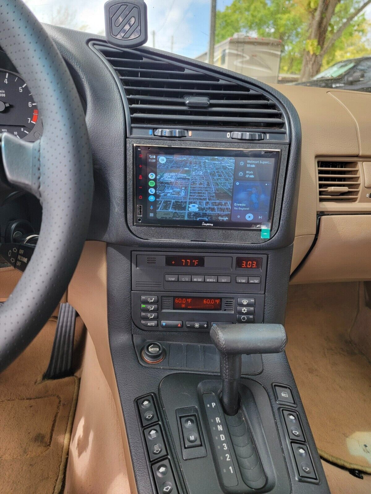 BMW E36 Double Din Head Unit Bezel | Factory Style Looking Plate | Receiver Trim